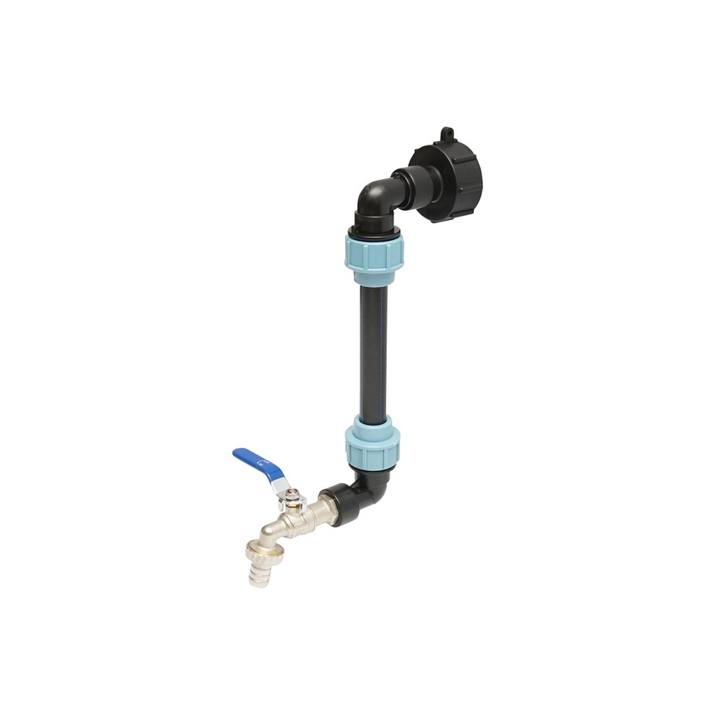 Robinet scurgere ansamblu cu prelungire pentru bazin IBC