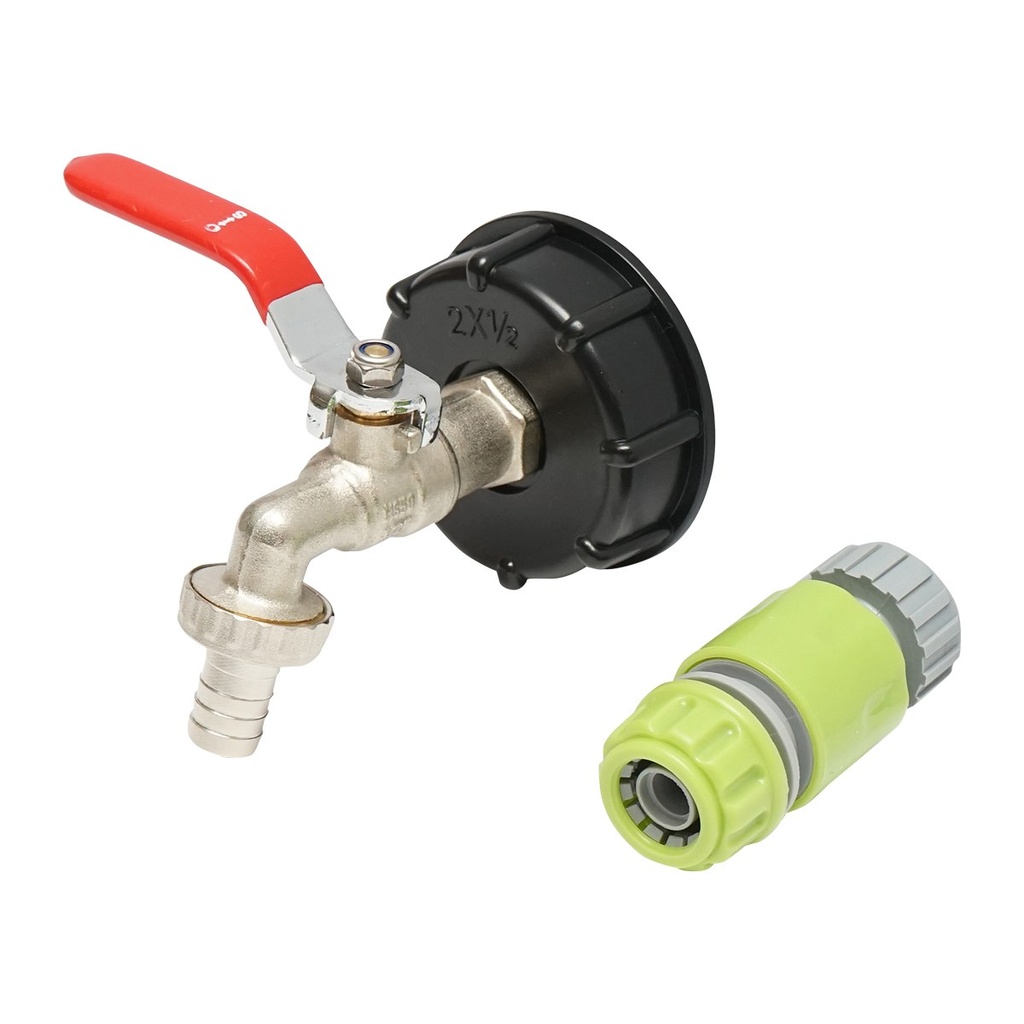 Robinet de scurgere 1/2 pentru bazin IBC cu filet int 60 mm