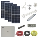 Sistem solar fotovoltaic trifazic, prosumator ON-GRID 5KW cu 12 panouri fotovoltaice Risen 450W prindere pe acoperis de tigla