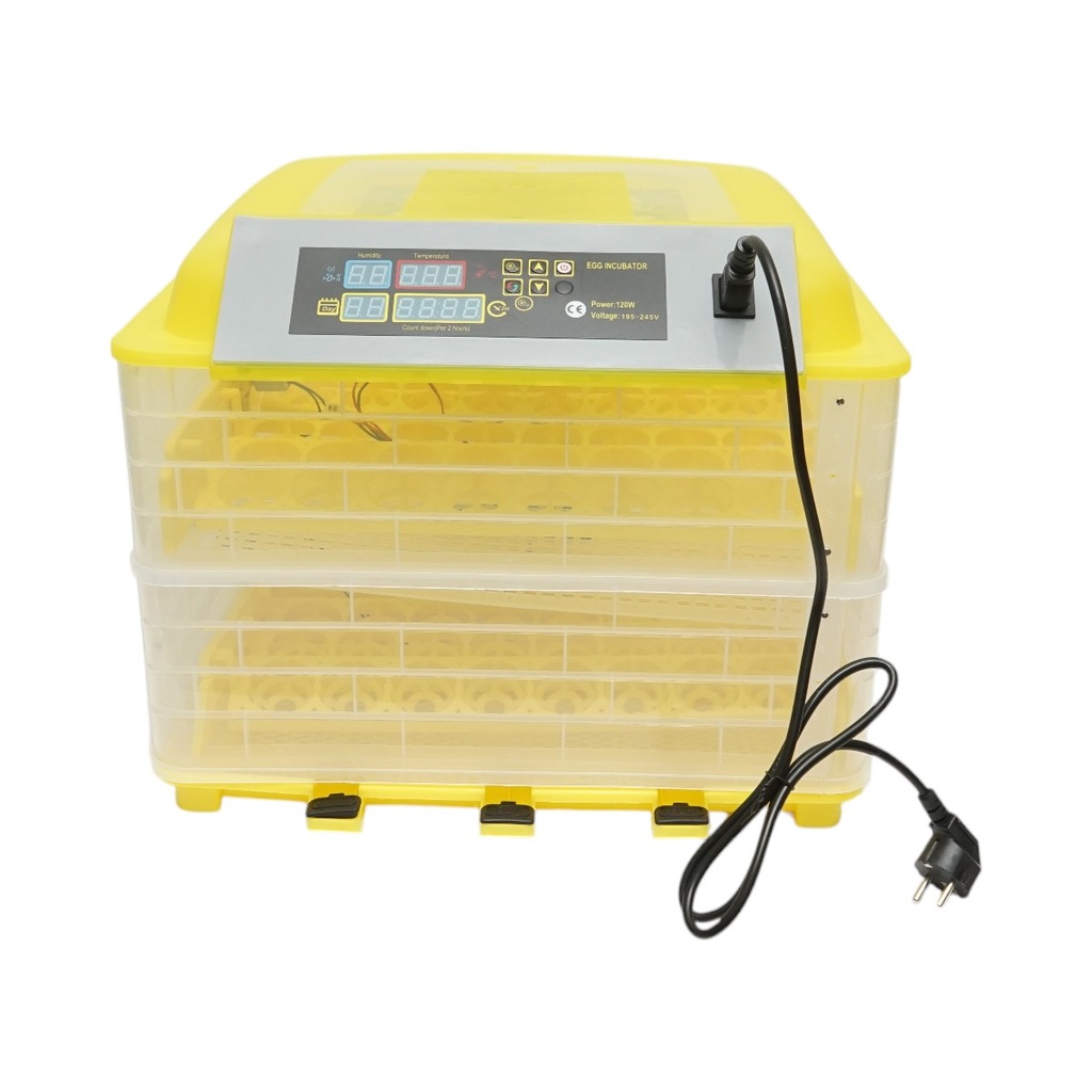 Incubator cu 2 nivele pentru 96 oua digital complet automat EW-96