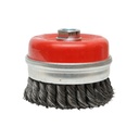 Perie sarma cu toroane tip cupa cu fir rasucit 100mm, M14