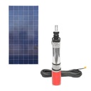 Pompa apa submersibila 24V, 300W, 3m3/h, D80mm cu panou solar fotovoltaic 330W