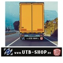 Aparatoare noroi camion HIGH QUALITY 240x35cm din cauciuc rezistent inscriptionat cu