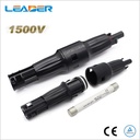 Conector MC4 cu siguranta fuzibila 10x85mm, 15A, 1500V DC pentru sisteme solare fotovoltaice IP67 Leader