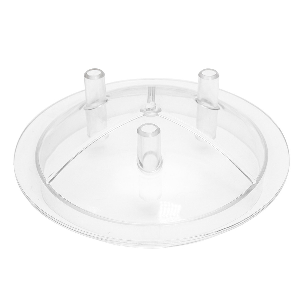 Capac transparent bidon 40L cu 3 iesiri pentru aparat de muls vaci