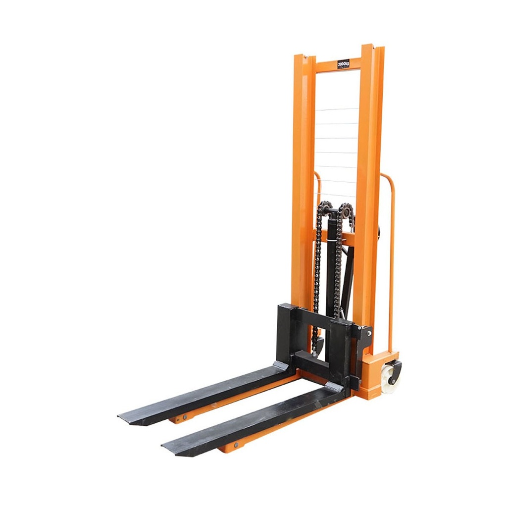 Transpalet manual cu sarcina maxima 1T inaltime maxima 1.6m