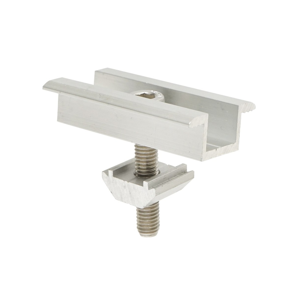 Clema intermediara 30mm prinderi panou solar fotovoltaic sistem B, 24mm