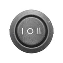 Intrerupator universal rotund 3 pini fi 20mm cu punct mort ON-OFF-ON I-O-II 6A 250VAC/10A 125VAC