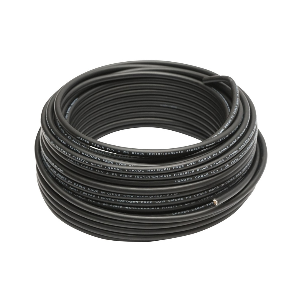 Rola cablu panou solar 4mmx20m negru 1.5KV, H1Z2Z2-K
