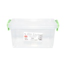 Cutie depozitare 1.5L cu capac din plastic, transparenta 210x140x100mm