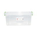 Cutie depozitare 5L cu capac din plastic, transparenta 305x210x135mm