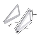 Set suporti tip triunghi pentru prindere panouri solare fotovoltaice 450W cu unghi reglabil