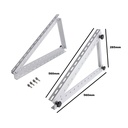 Set suporti tip triunghi pentru prindere panouri solare fotovoltaice 200W cu unghi reglabil