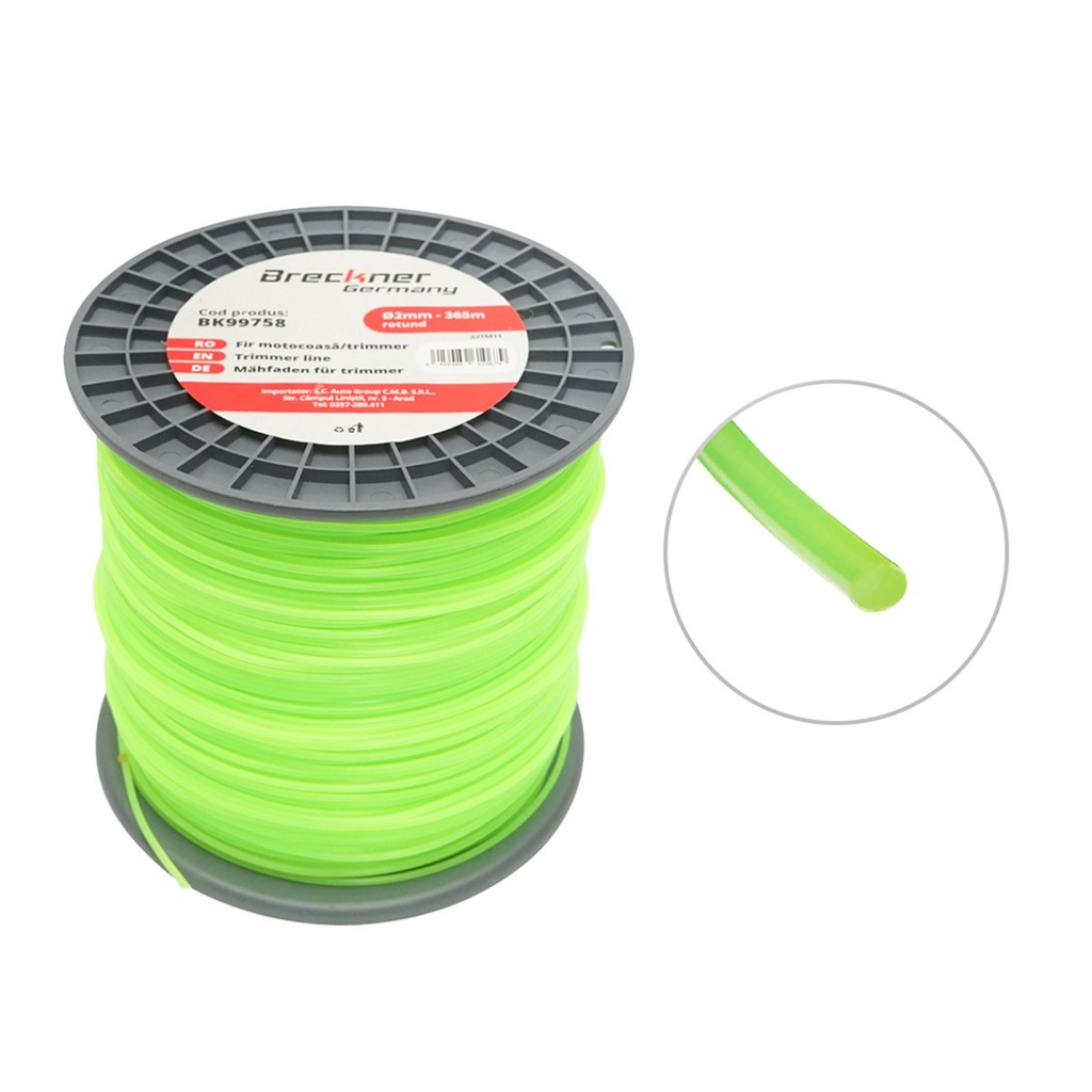 Fir rotund pentru motocoasa 2mmx365m