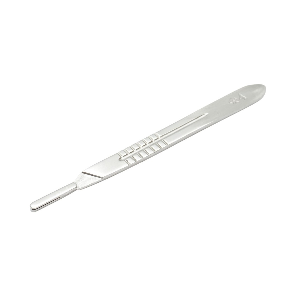 Maner bisturiu din inox nr 4 pentru lame nr 18-24