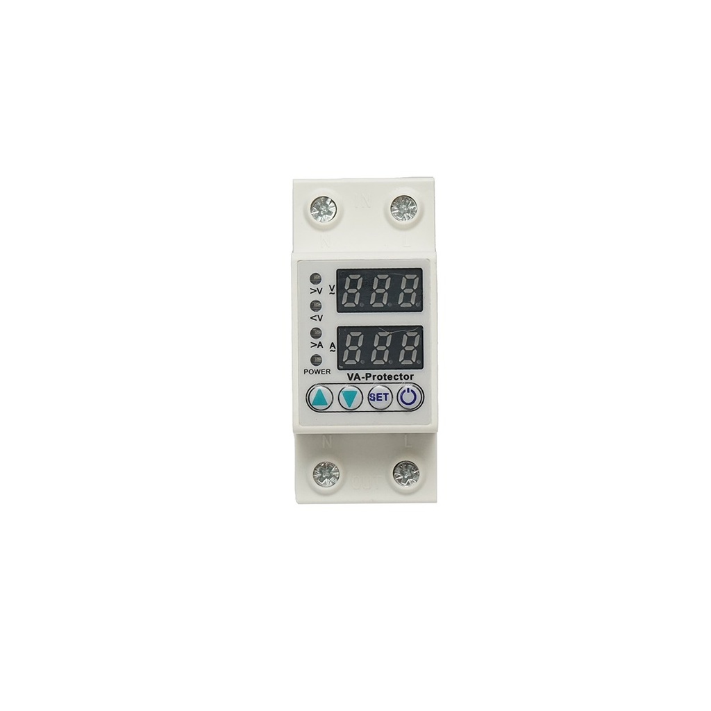 Releu digital 40A pentru monitorizare si protectie subtensiune, supratensiune 220V, LDVP1-40A
