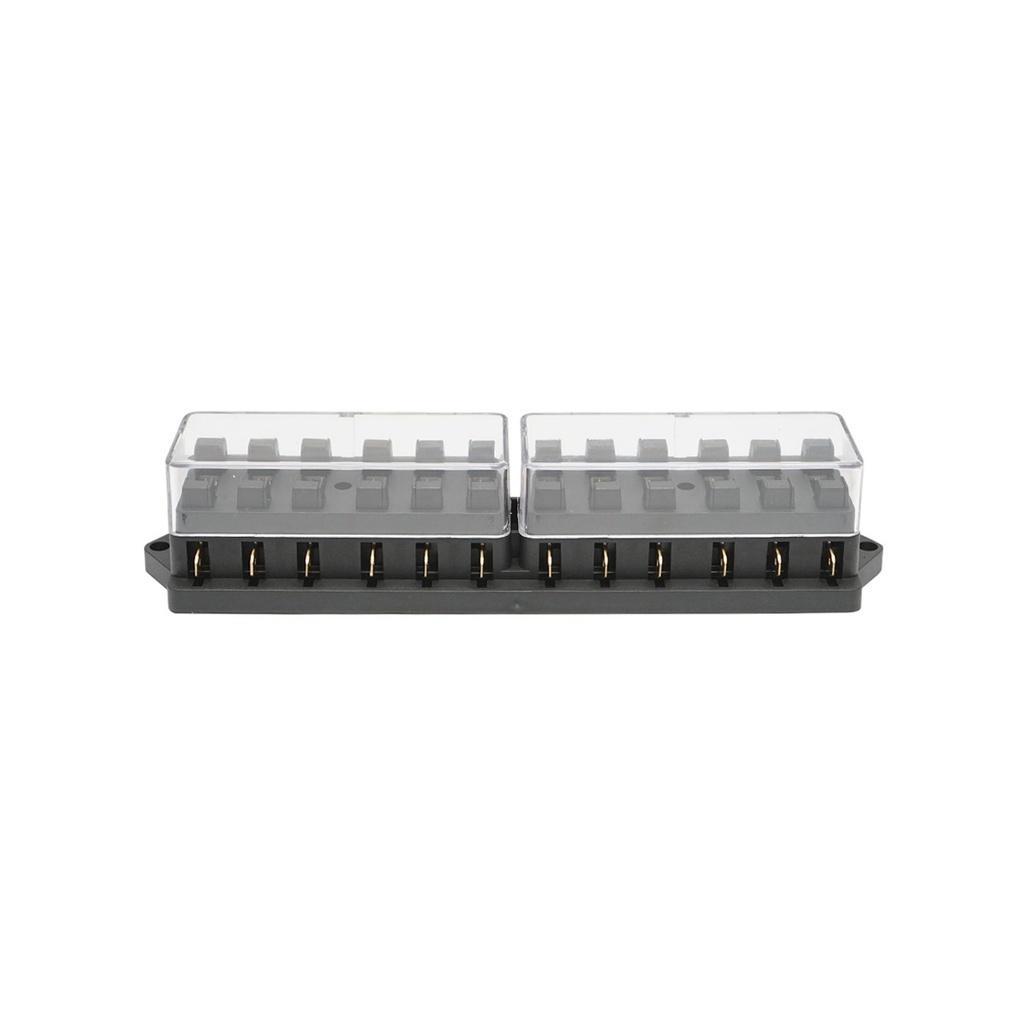 Cutie pentru sigurante plate cu 12 cai