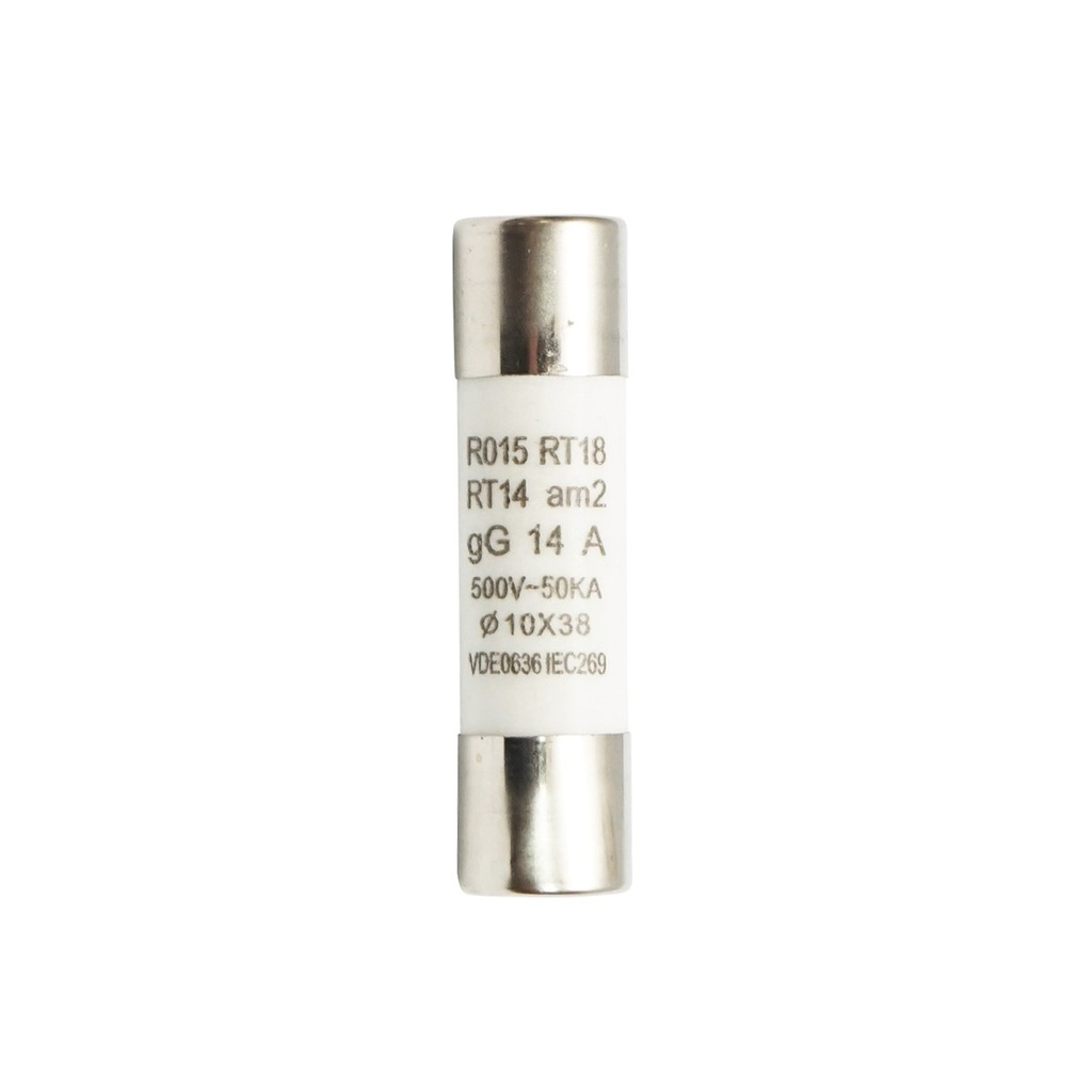 Siguranta fuzibila cilindrica 14A, RT14, 10x38mm