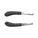 Set 2 renete stanga/dreapta pentru curatarea ongloanelor, copitelor 210mm