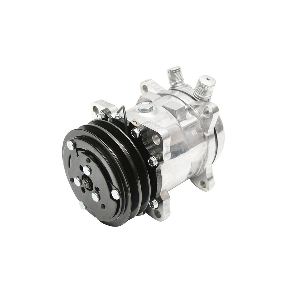 Compresor clima A/C pentru New Holland, Case IH, cod OEM 5176185, 9704118, 89508380, 80450805