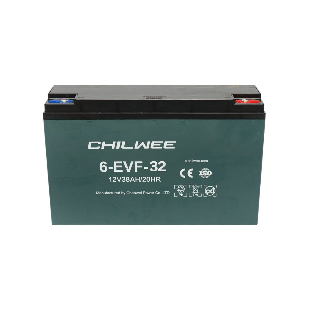 Baterie VRLA cu gel pentru bicicleta electrica 6-EVF-32, 12V, 38Ah-20HR CHILWEE