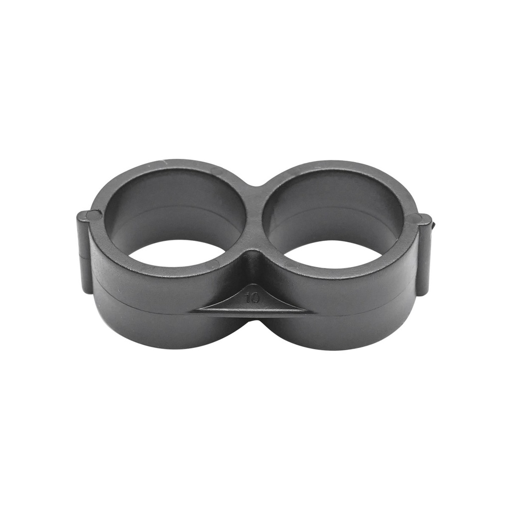 Inel, dop dublu de capat pentru tub, furtun de irigare D16 mm