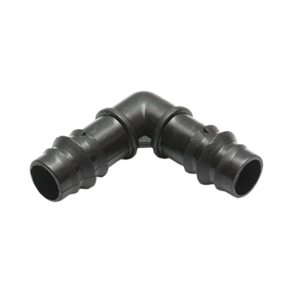 Cot 90 grade conector stut tub picurare 16x16mm pentru sisteme de irigatii