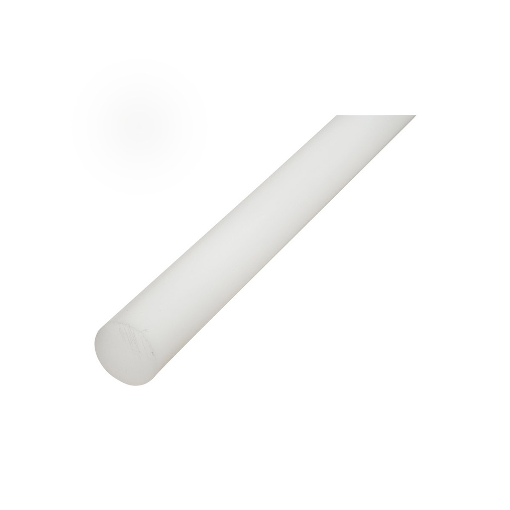 Bara poliamida, polioximetilena-poliacetal POM alba 1000x20mm 0.48 KG