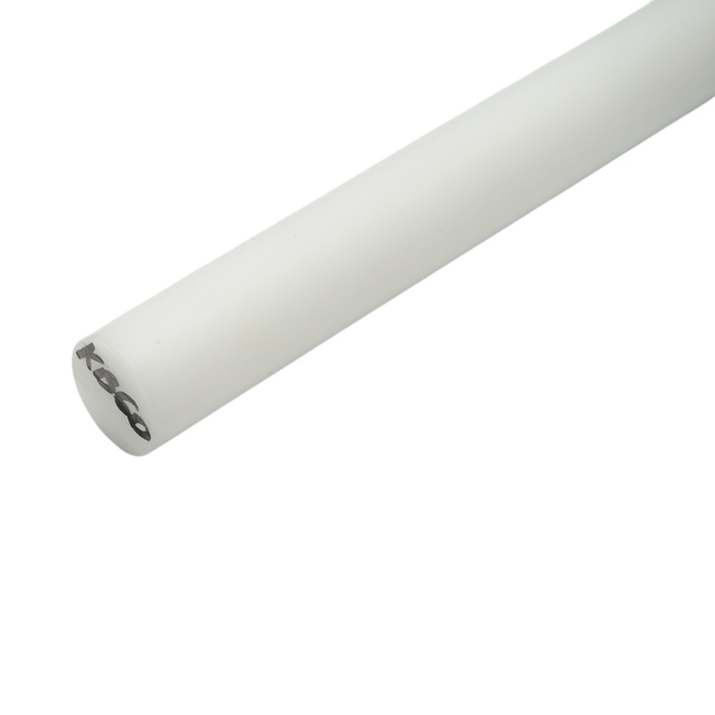 Bara poliamida, polioximetilena-poliacetal POM alba 1000x30mm 1.08 KG