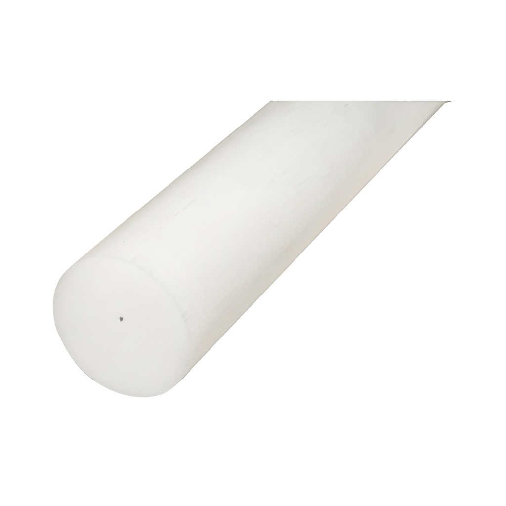 Bara poliamida, polioximetilena-poliacetal POM alba 1000x60mm 4.24 KG