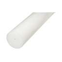 Bara poliamida, polioximetilena-poliacetal POM alba 1000x60mm 4.24 KG