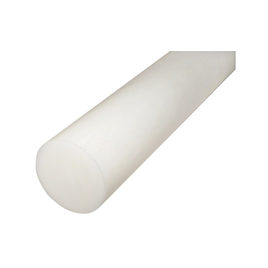 Bara poliamida, polioximetilena-poliacetal POM alba 1000x90mm 9.6 KG