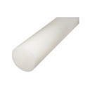 Bara poliamida, polioximetilena-poliacetal POM alba 1000x90mm 9.6 KG