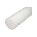 Bara poliamida, polioximetilena-poliacetal POM alba 1000x100mm 11.59 KG