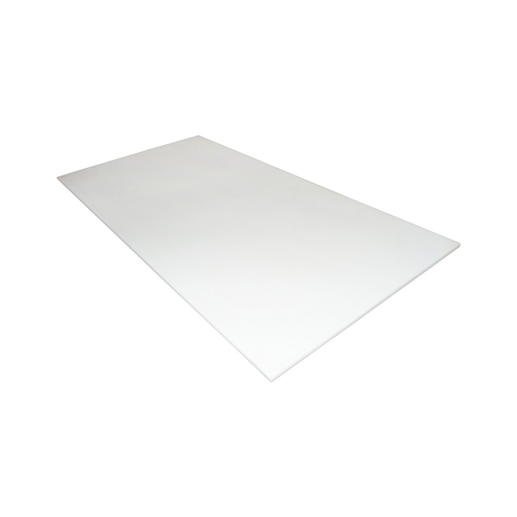 Placa poliamida, polioximetilena-poliacetal POM alba 2000x1000x20mm 63.33 KG