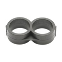 Inel, dop dublu de capat pentru tub, furtun de irigare D20 mm
