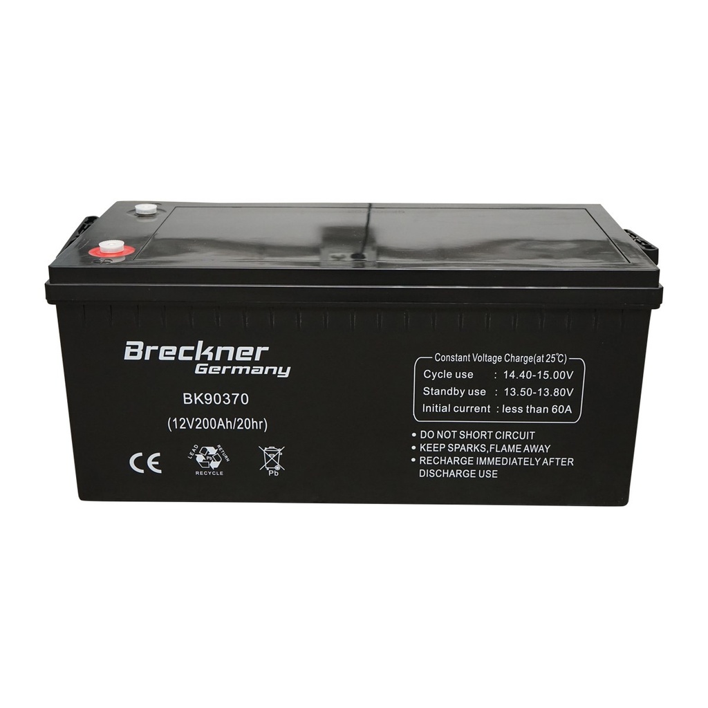 Baterie 200Ah sistem solar fotovoltaic 12V 20HR, 532x250x257mm