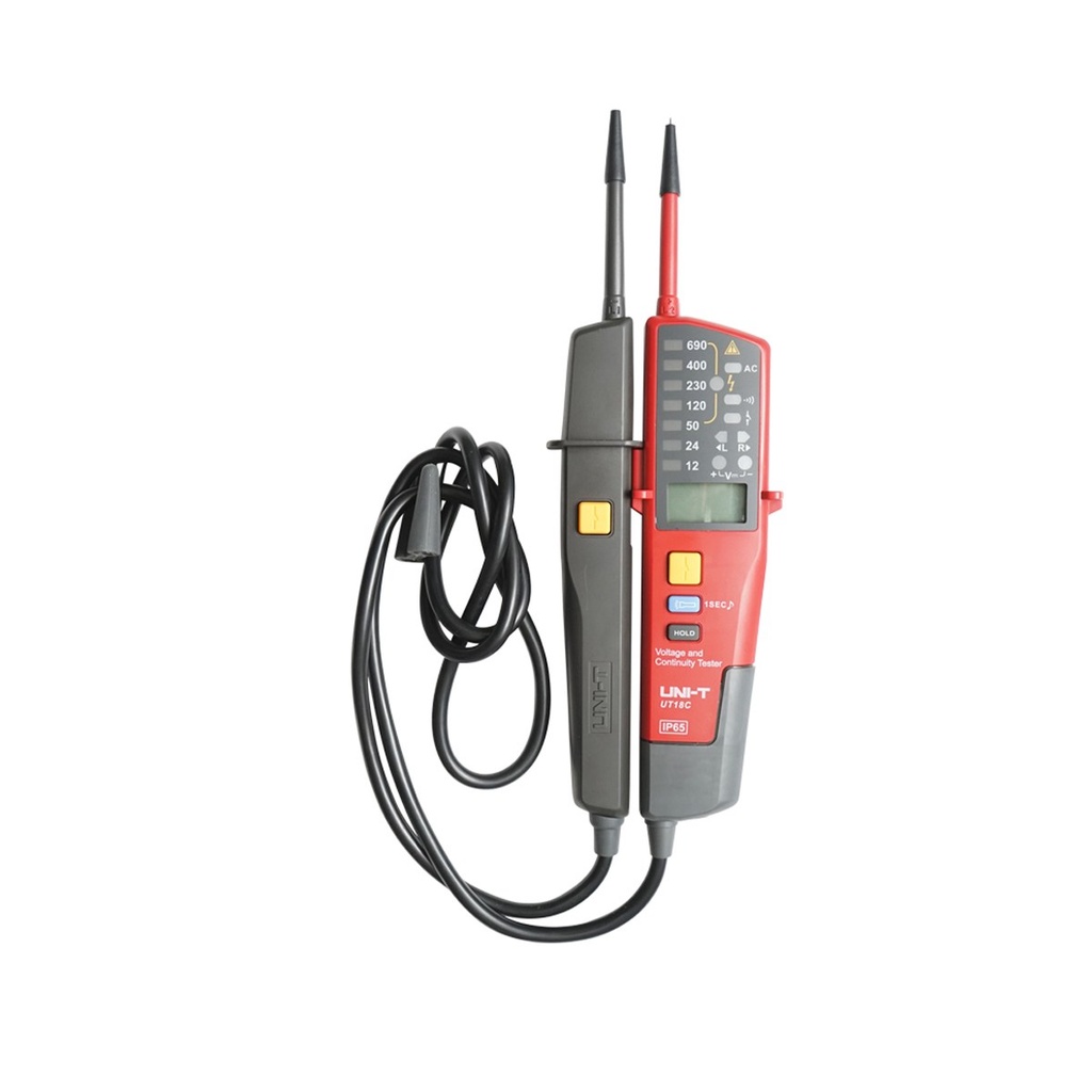 Tester tensiune digital A/DC cu 6 functii 12-690V UT18C, UNI-T