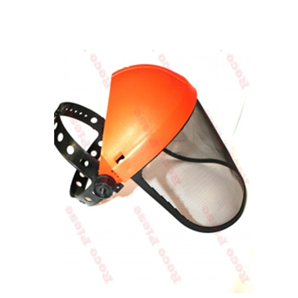 Casca, viziera de protectie cu plasa pentru motocoasa