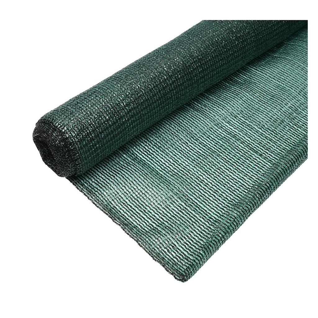 Plasa umbrire 85% latime 1.5M, lungime 10M verde din polietilena cu protectie UV