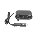 Prelungitor priza auto cu priza 24V, bricheta si 2xUSB
