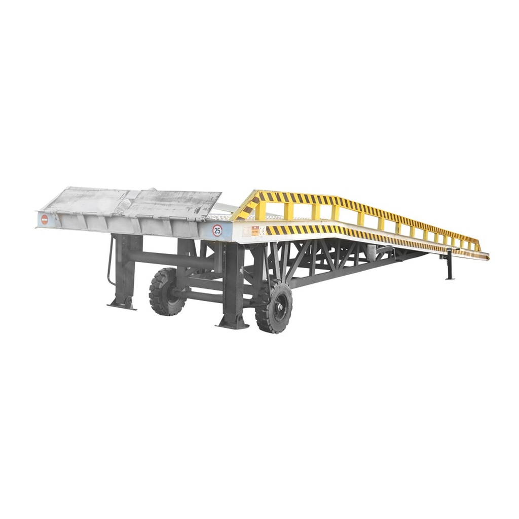 Rampa mobila, platforma 2,26x12,5M pentru descarcare / incarcare din camion