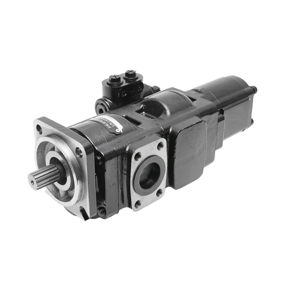 Pompa hidraulica tripla 36/19/16 CC/RV pentru JCB cod OEM 20/925591, 20/918300, 20/925355
