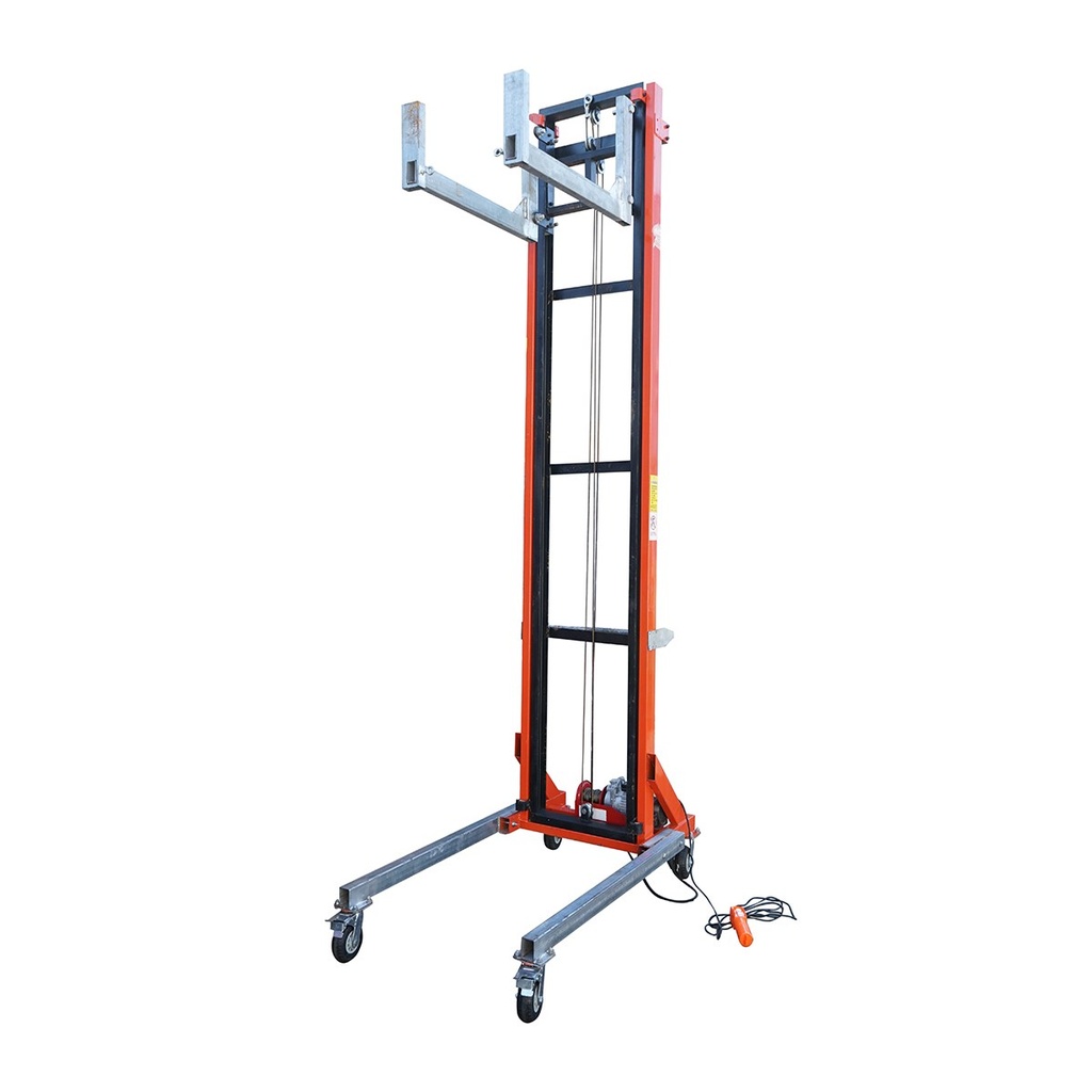 Lift electric pentru materiale constructii inaltime max 6m, 265kg cu telecomanda