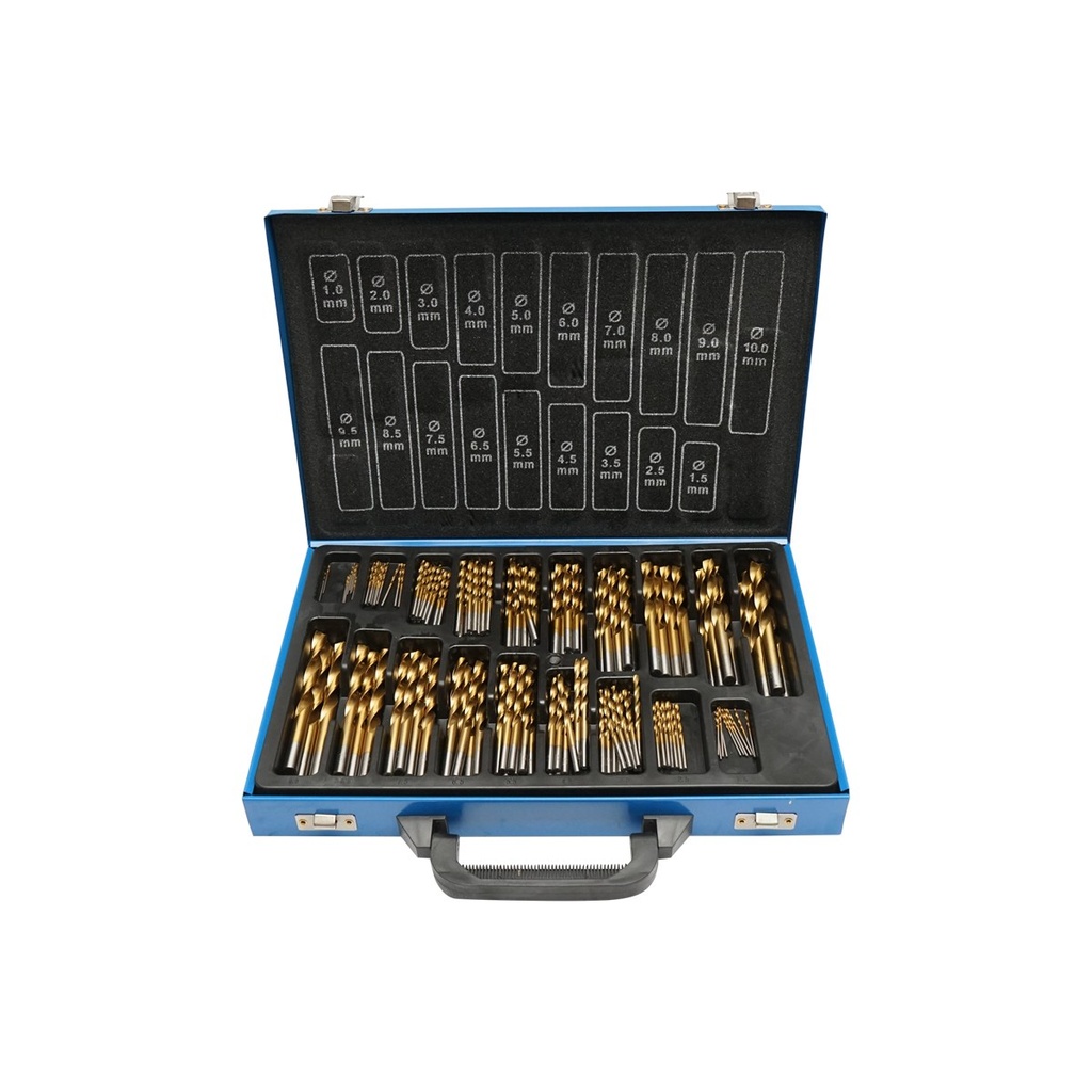 Trusa 170 burghie HSS pentru metal DIN 338
