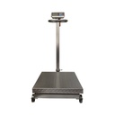 Cantar electronic de podea tip platforma 1500 kg cu roti si brat pliabil