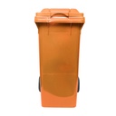 Pubela gunoi 120L portocalie