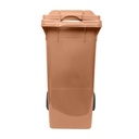 Pubela gunoi 120L maro