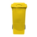 Pubela gunoi 120L galbena