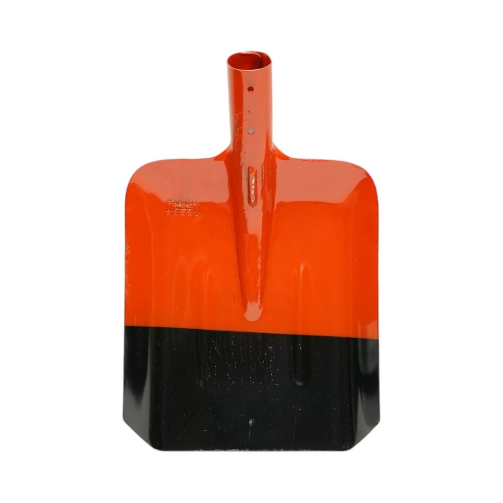 Cap de lopata din otel, rosu cu negru 230x280x370mm